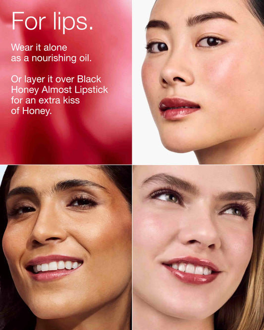 Clinique Pop™ Lip + Cheek Oil in Black Honey, Pink Honey and Nude Honey - US 4326
