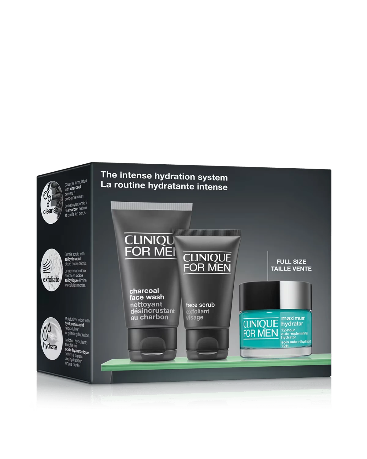 Clinique For Men: The Intense Hydration System Skincare Set - US 5792