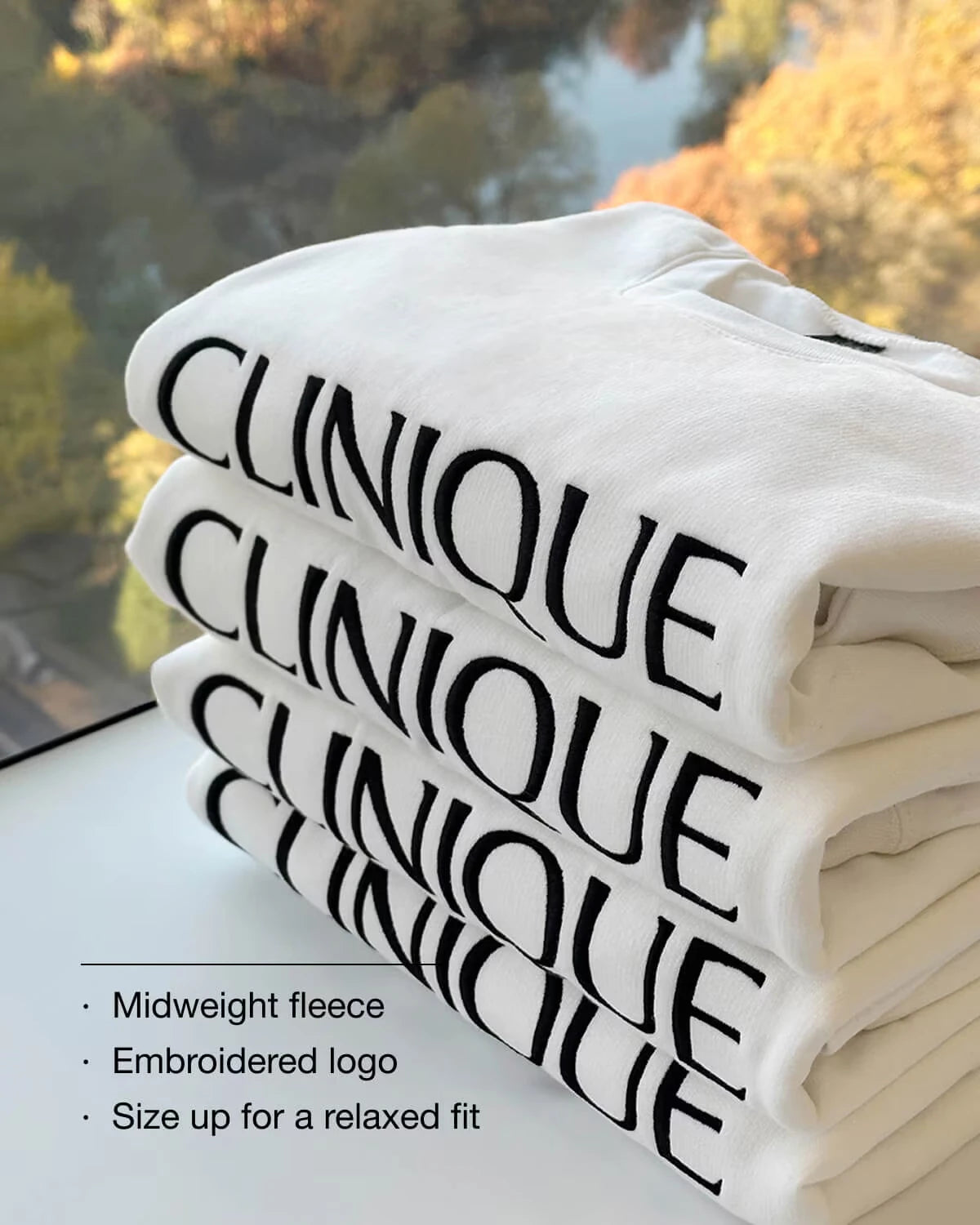 Limited Edition Clinique Sweatshirt in White - US 1852